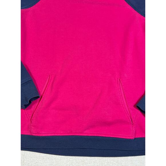 Fox Racing Women Medium Red Blue Long Sleeve Hoodie Graphic Pullover Sweatshirt - Picture 8 of 8